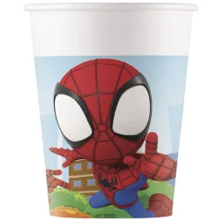 Papieren Bekers FSC Spidey, 8st.>Globos Outlet