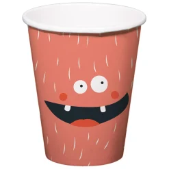 Papieren Bekers Monster Bash 250ml, 6st.-Folat BV Clearance