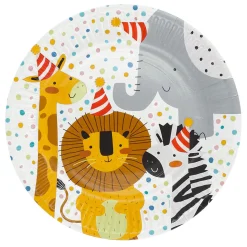 Papieren Bordjes Safari, 8st.-Boland Outlet