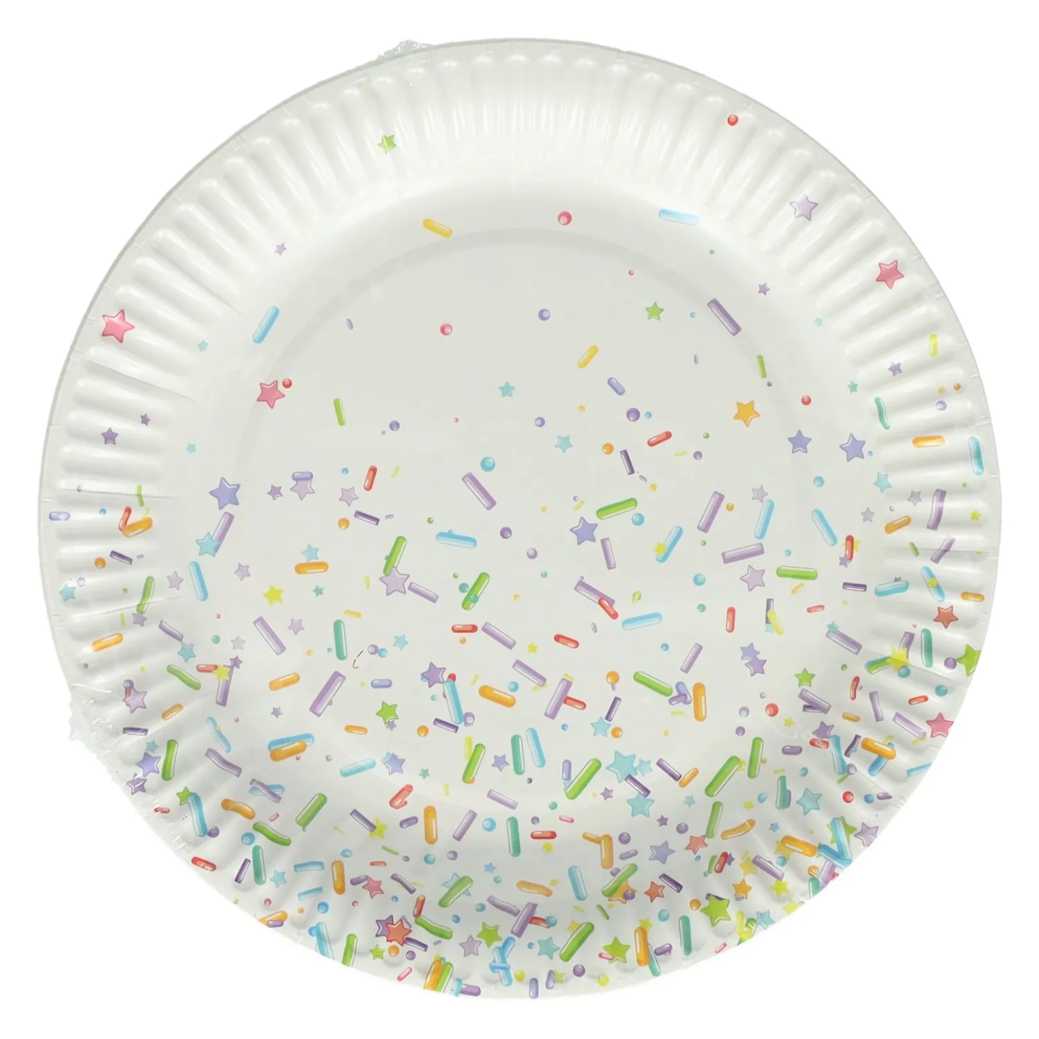 Papieren Feest Borden 18cm, 10st.- New