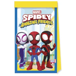 Papieren Feestzakjes FSC Spidey, 4st.>Globos Clearance
