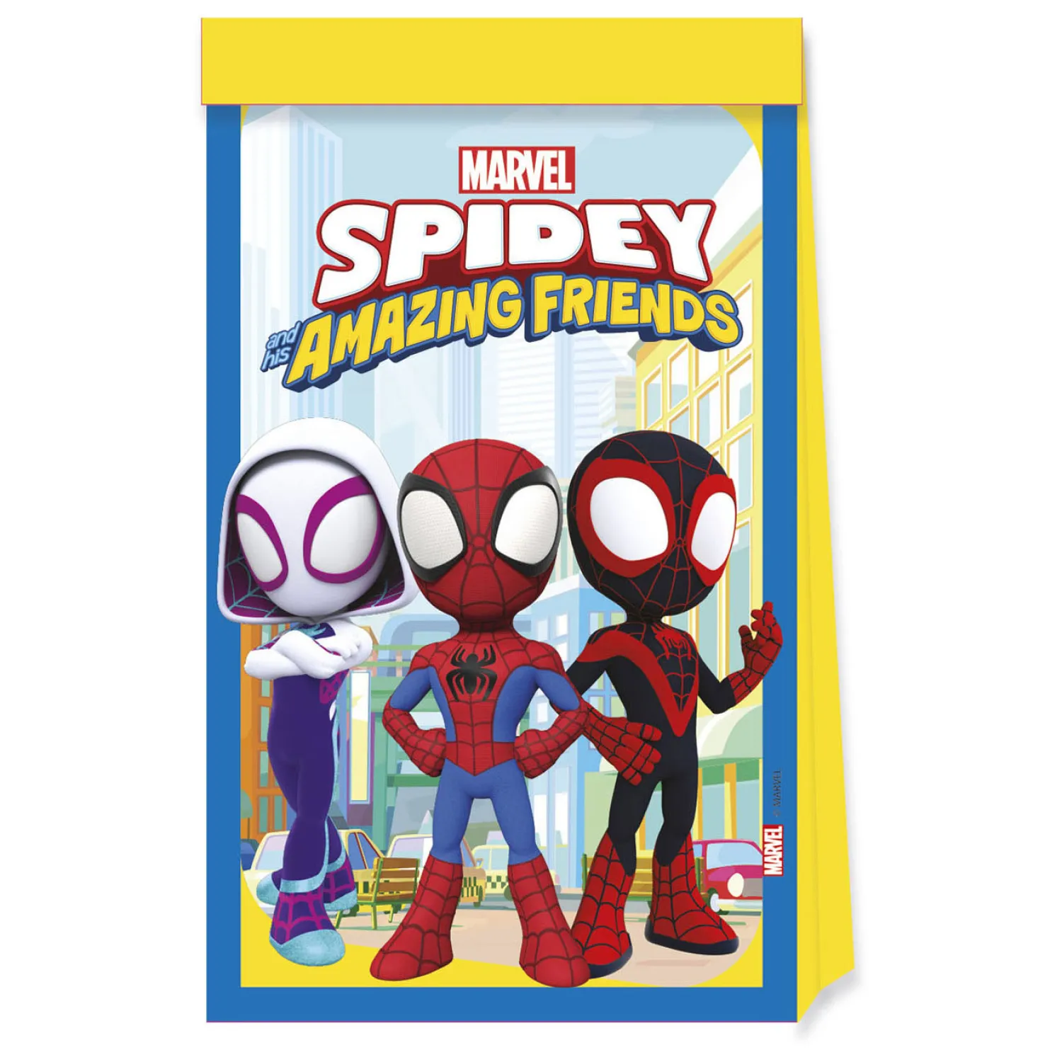 Papieren Feestzakjes FSC Spidey, 4st.>Globos Clearance