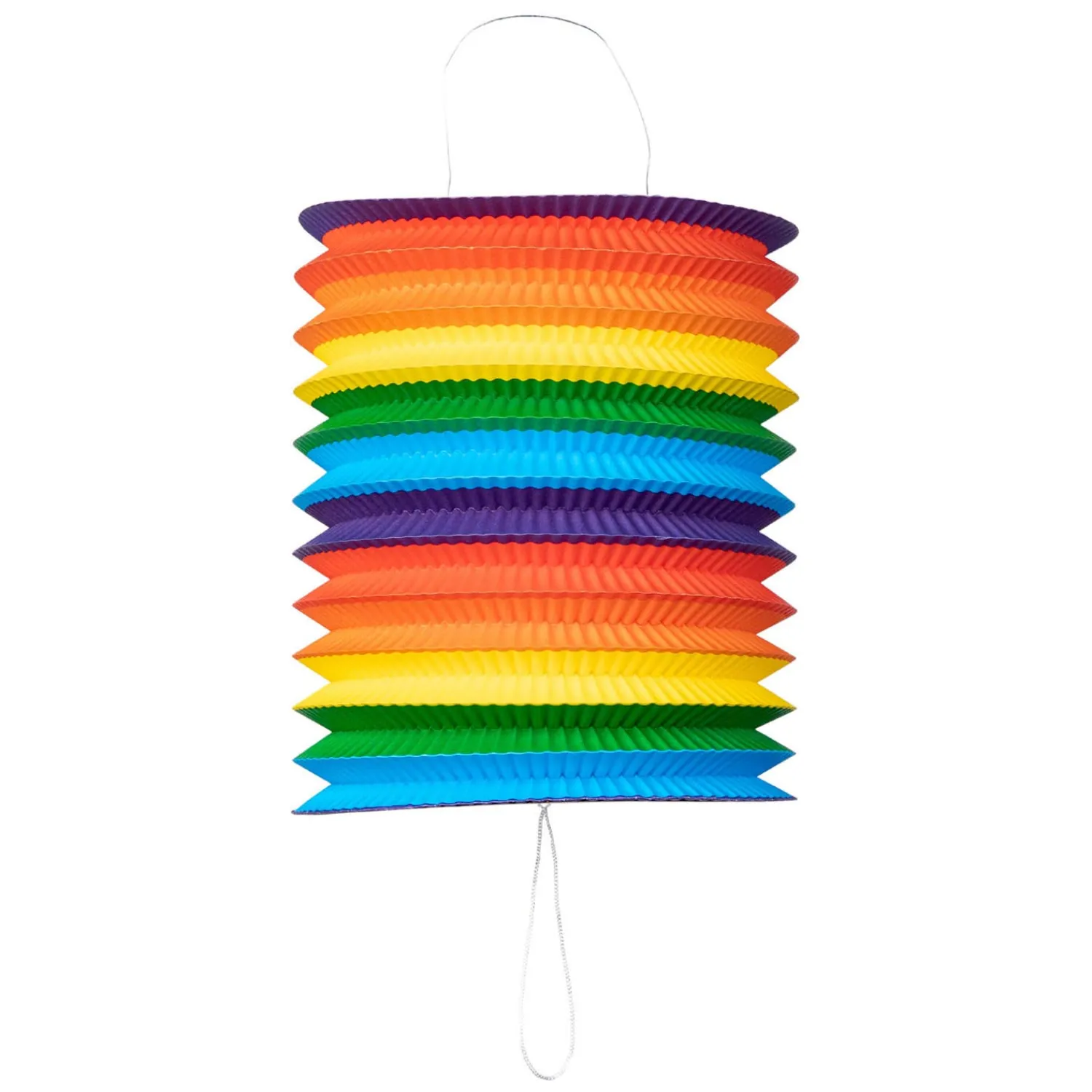 Papieren Lantaarn Regenboog, 16cm>Globos Sale