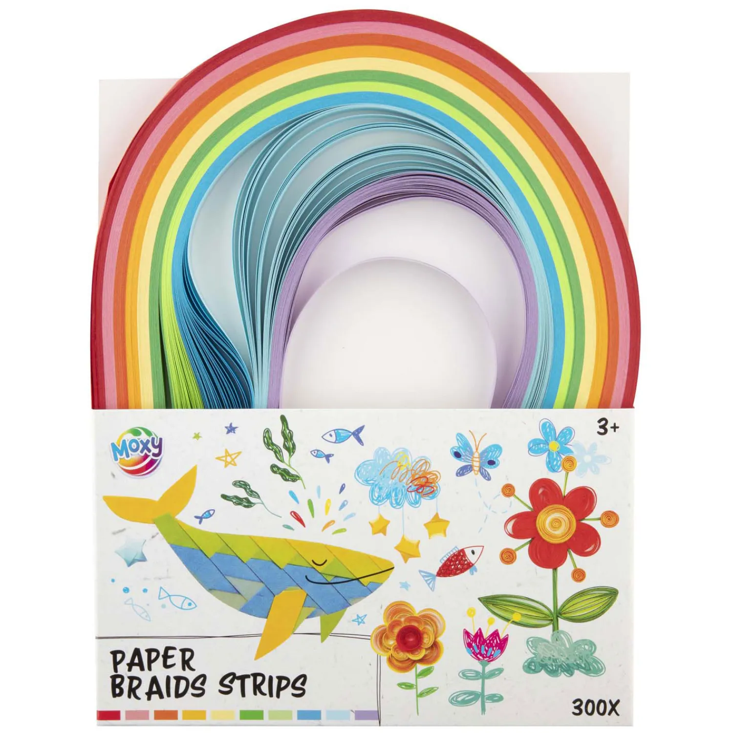 Papieren Vlechtstroken, 300st.-Creative craft group Outlet