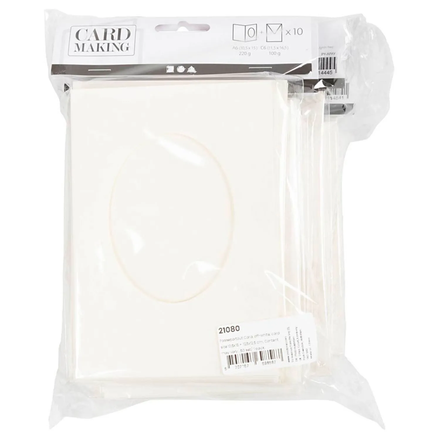 Creativ Company Passepartout Kaarten, Set van 50 Sale