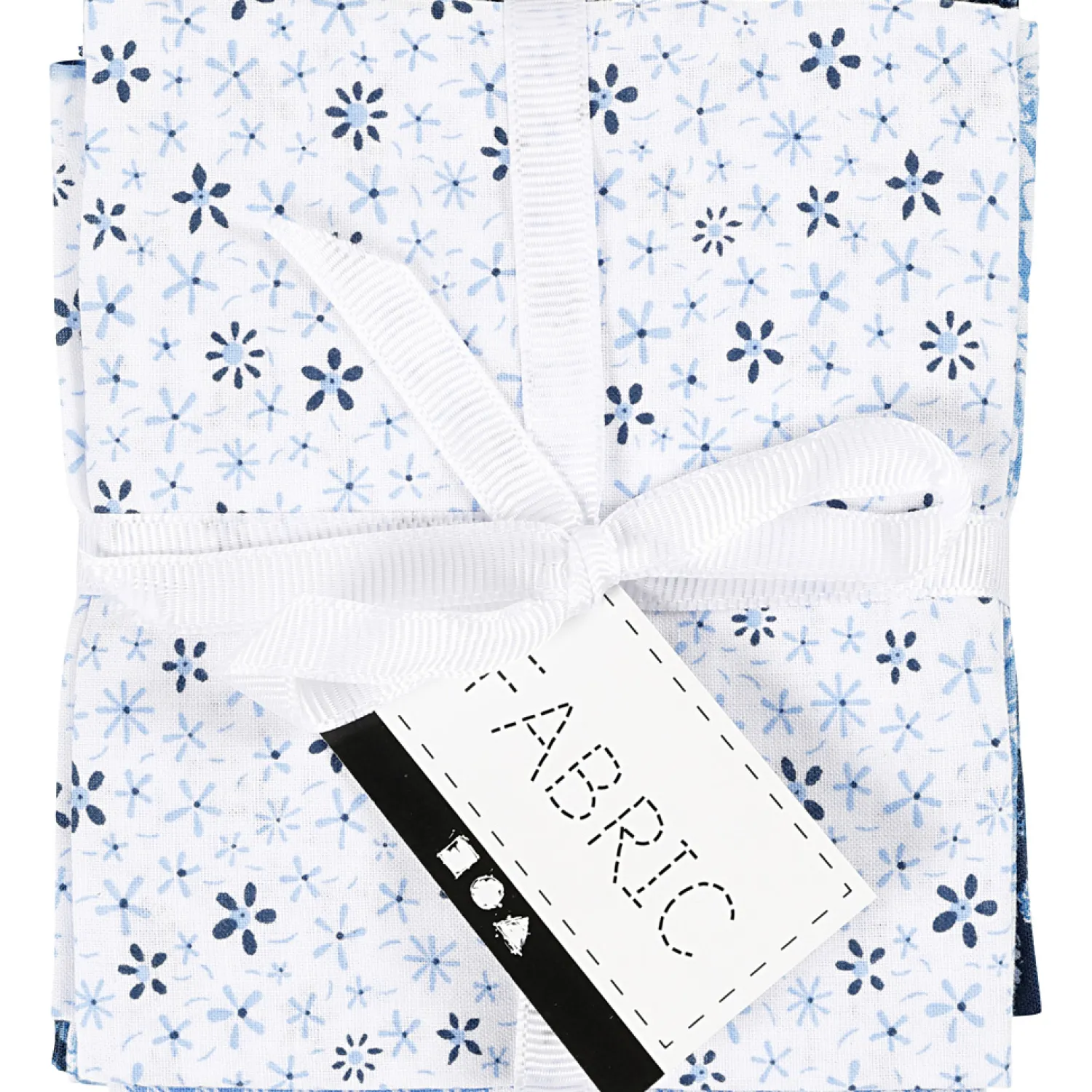 Patchwork Stof Blauw 45x55cm, 4st.-Creativ Company Online