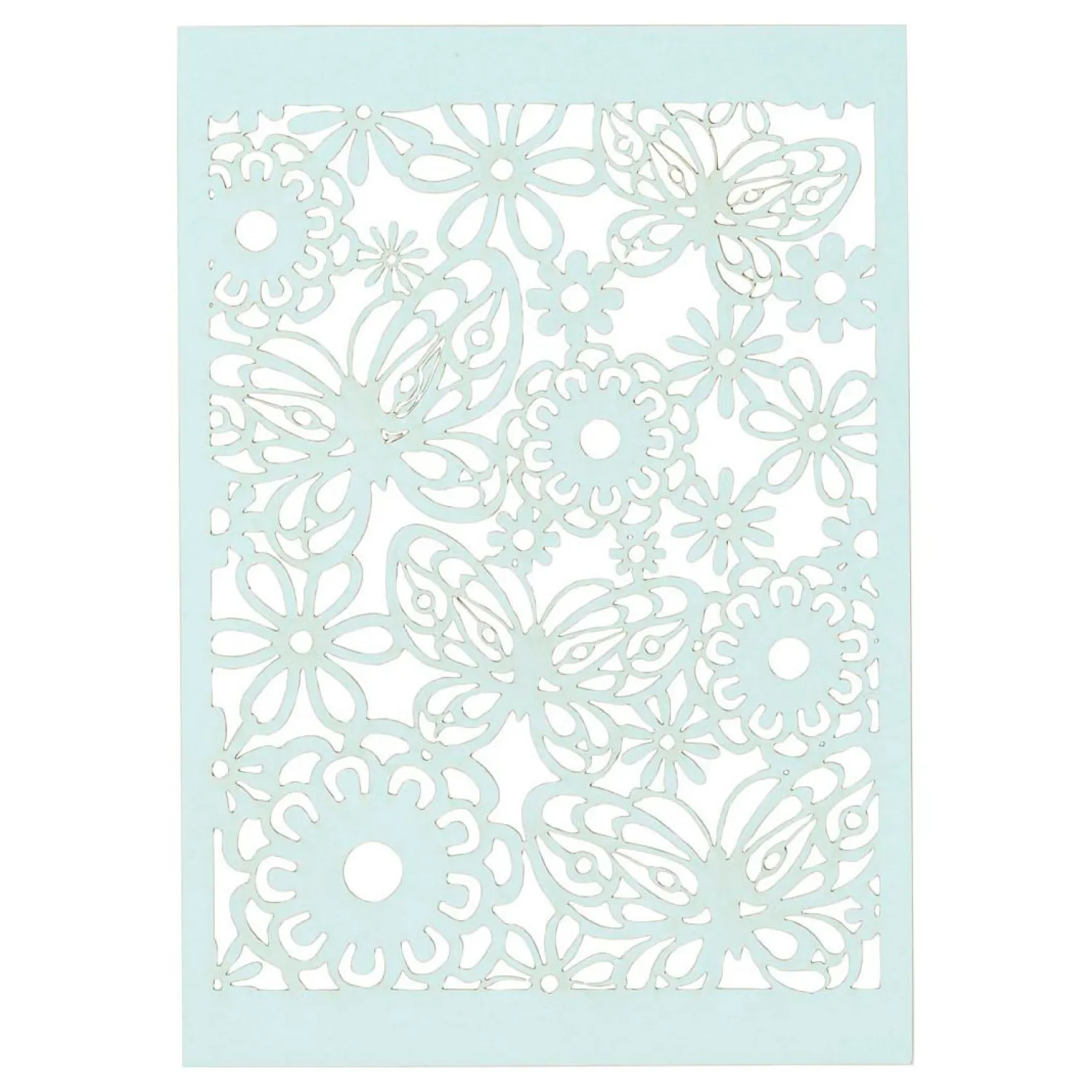 Creativ Company Patroonkarton Lichtblauw, 10st. Sale