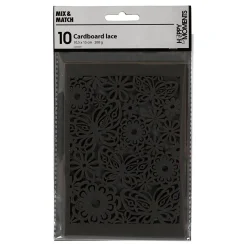 Patroonkarton Zwart, 10st.>Creativ Company Sale