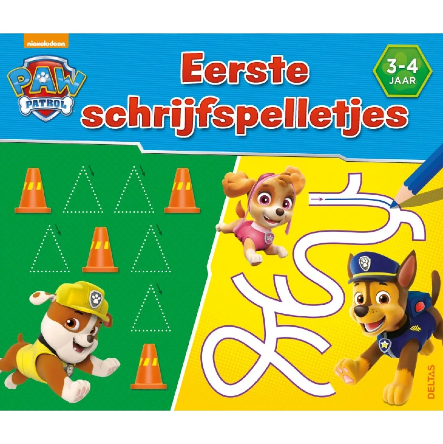 PAW Patrol - Eerste schrijfspelletjes (3-4 jaar)>Deltas Best