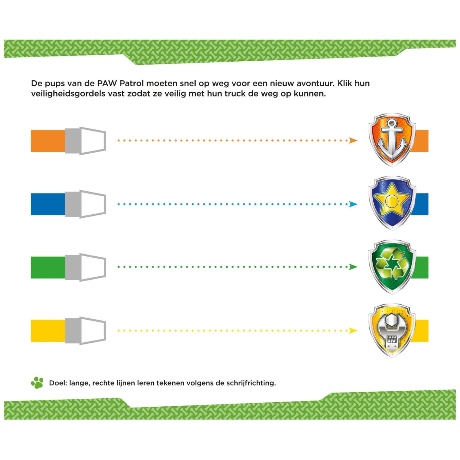 PAW Patrol - Eerste schrijfspelletjes (3-4 jaar)>Deltas Best