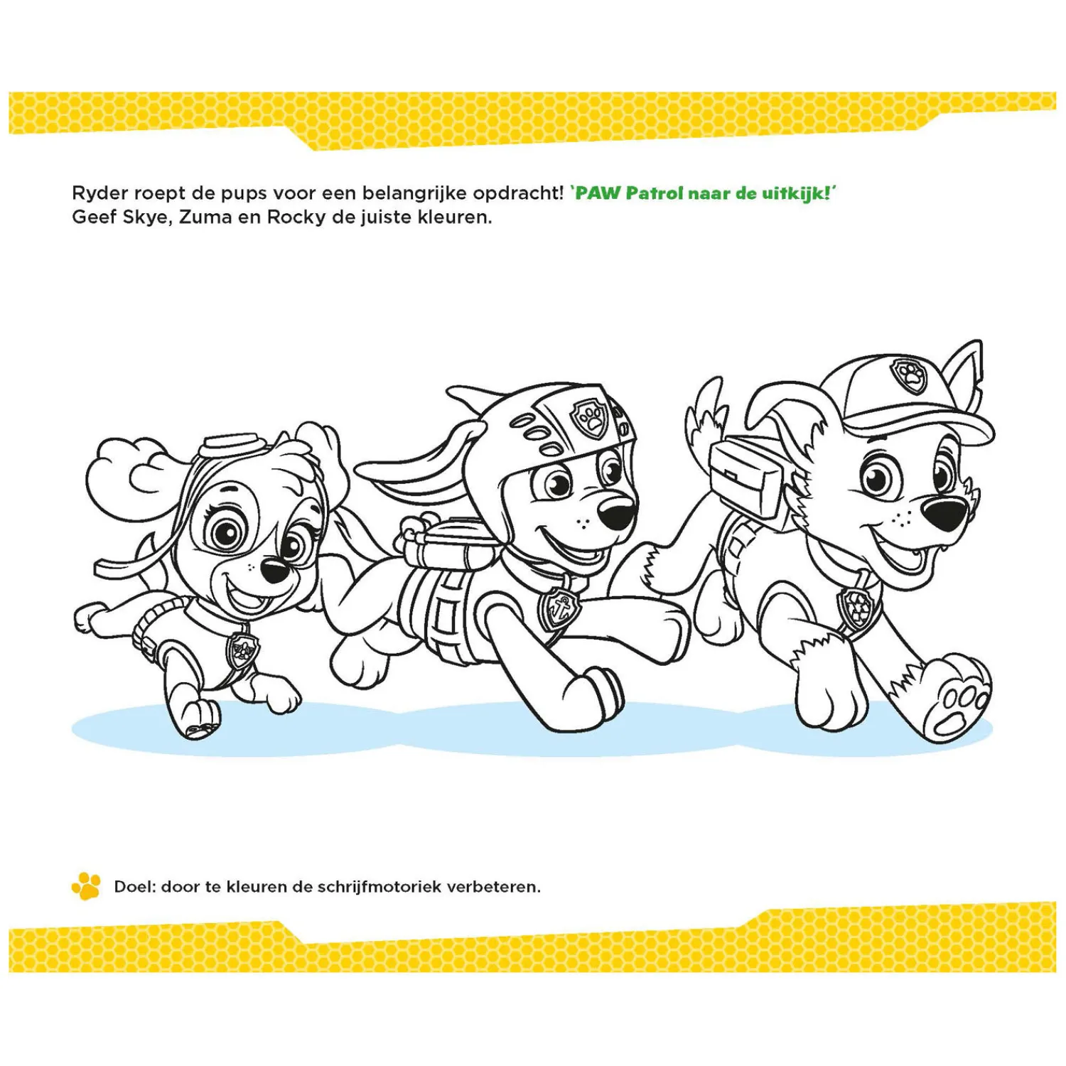 PAW Patrol - Eerste schrijfspelletjes (3-4 jaar)>Deltas Best
