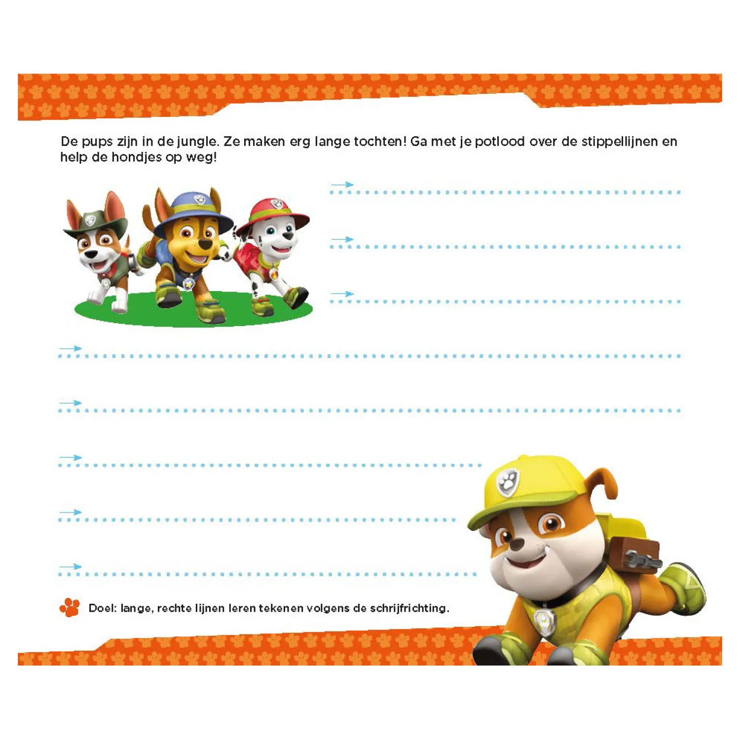 PAW Patrol - Eerste schrijfspelletjes (3-4 jaar)>Deltas Best