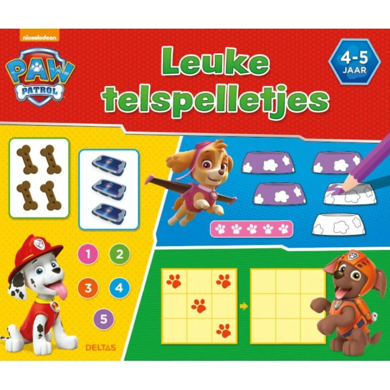 PAW Patrol - Leuke telspelletjes (4-5 jaar)-Deltas Sale