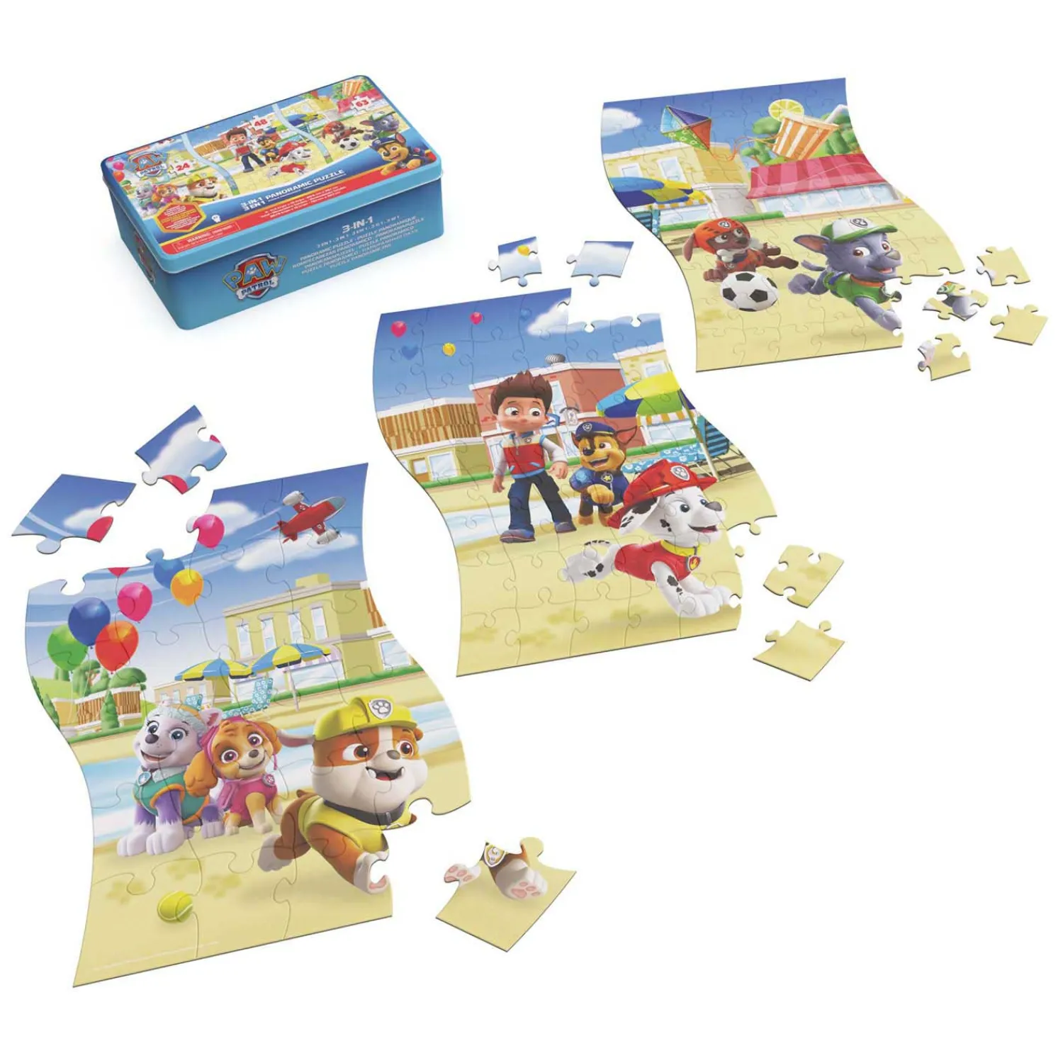 PAW Patrol - Panoramapuzzel 3-in-1-Spin Master Outlet