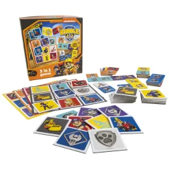 PAW Patrol Rubble & Crew 3in1 Memo Lotto Domino-Selecta Sale