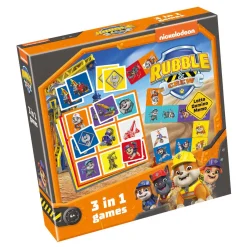 PAW Patrol Rubble & Crew 3in1 Memo Lotto Domino-Selecta Sale