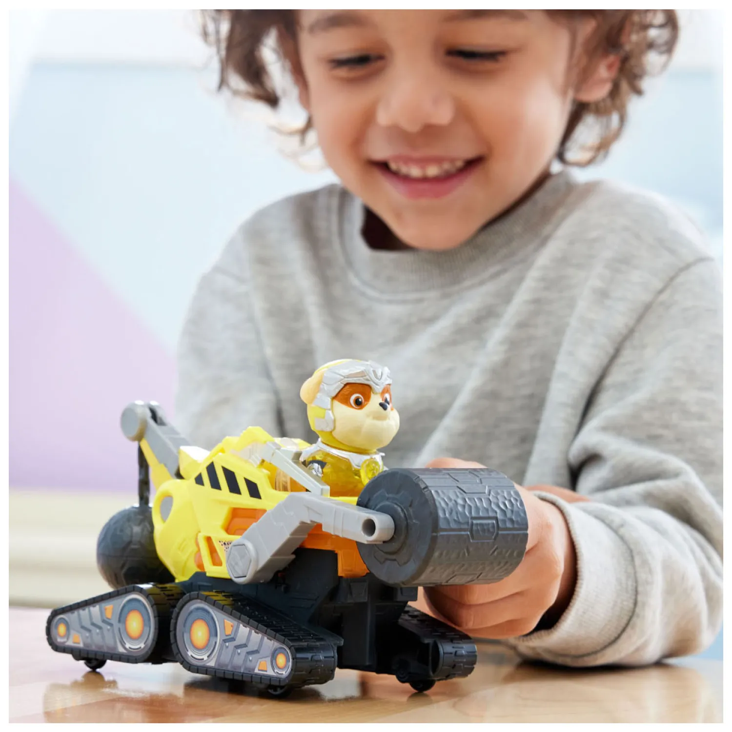 PAW Patrol The Mighty Movie Reddingsvoertuig - Rubble>Spin Master Online