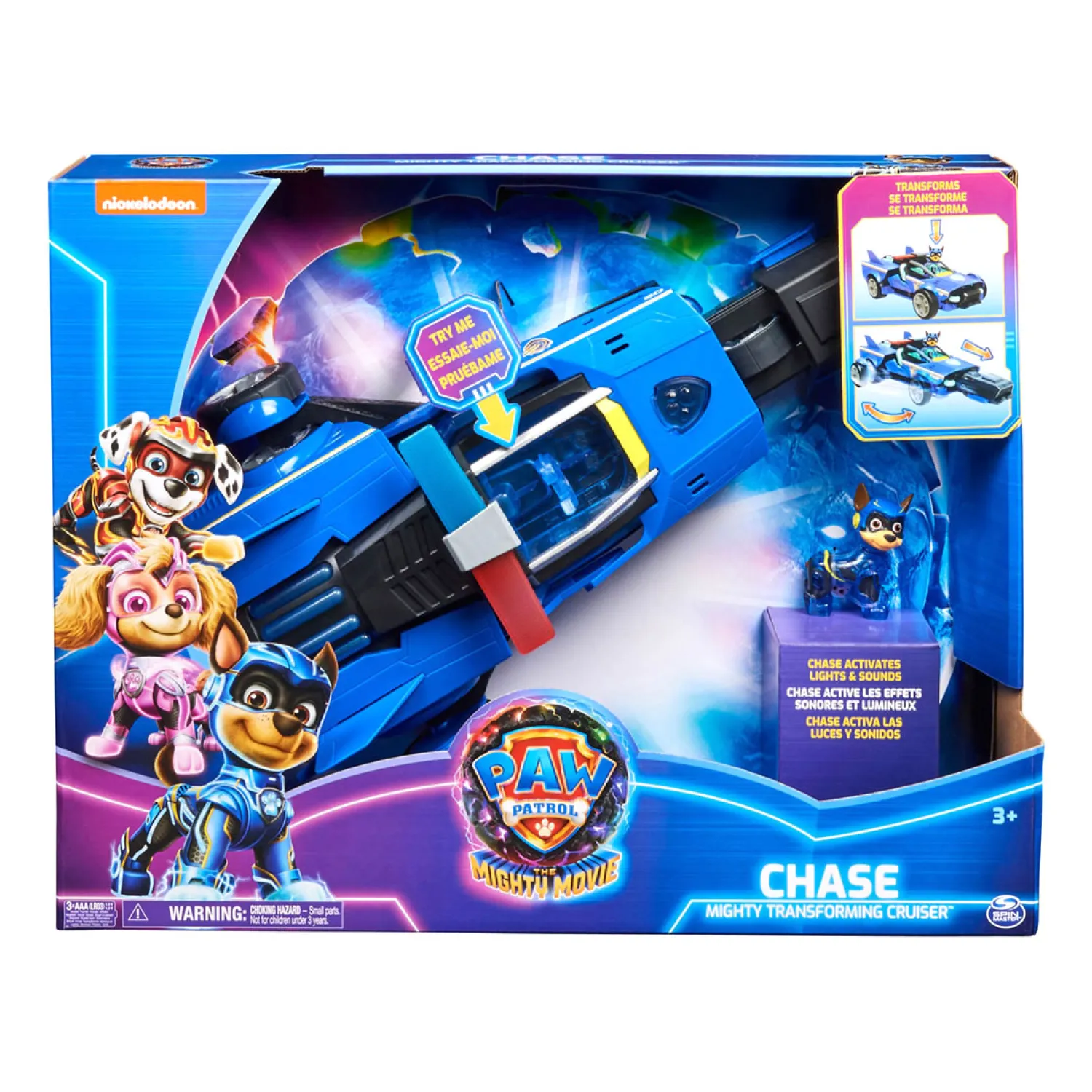PAW Patrol The Mighty Movie Deluxe Vehicles - Chase-Spin Master Outlet