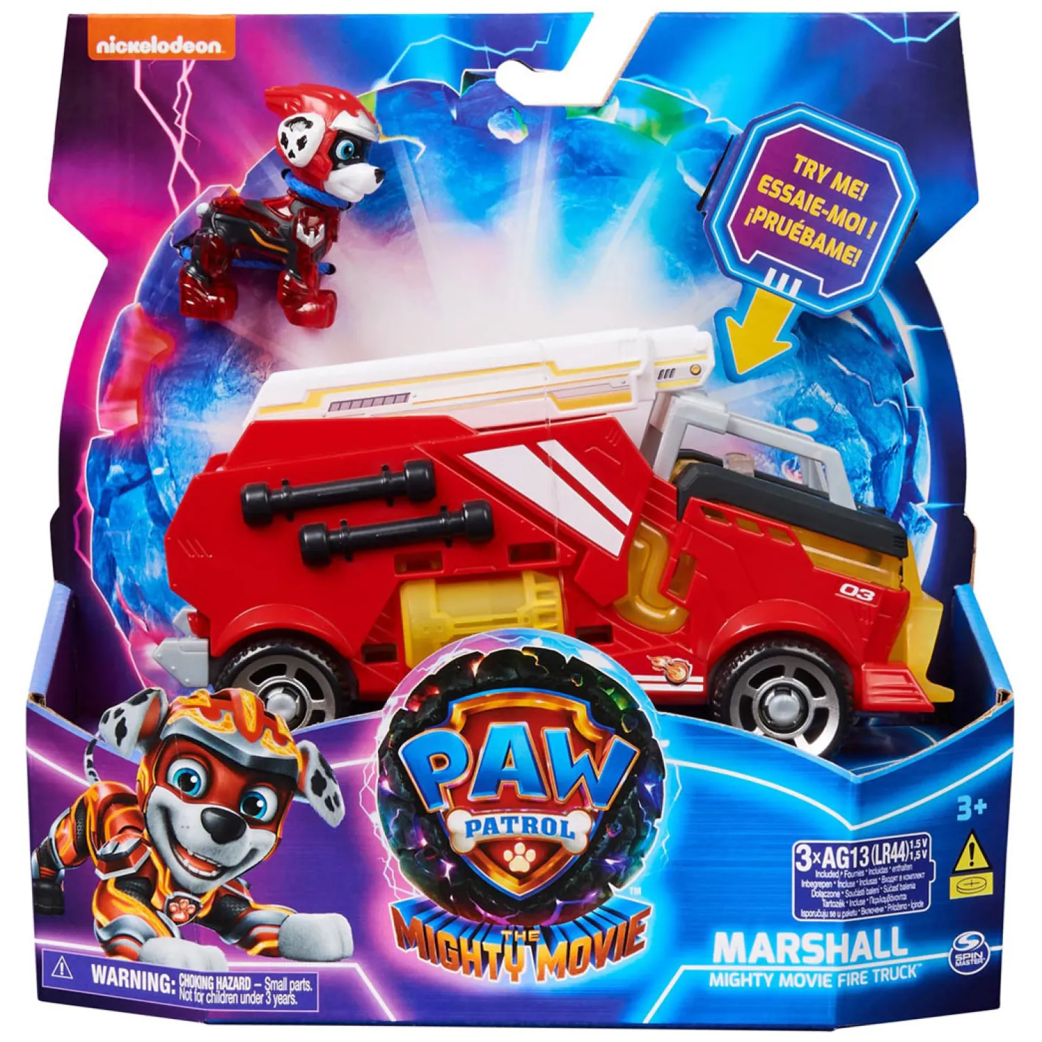 PAW Patrol The Mighty Movie Vehicles - Marshall>Spin Master Clearance