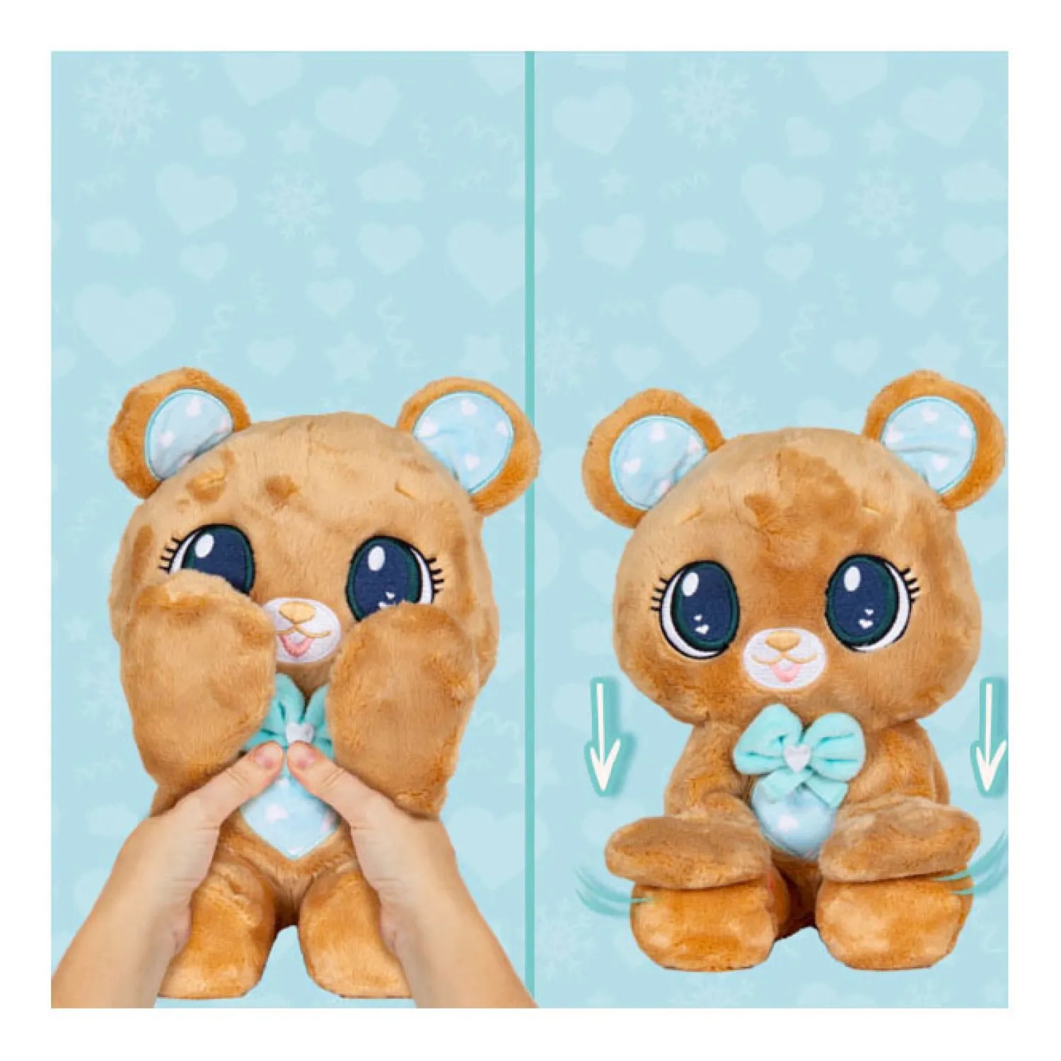 Peekapets Beer Knuffel Pluche, 30cm> Hot