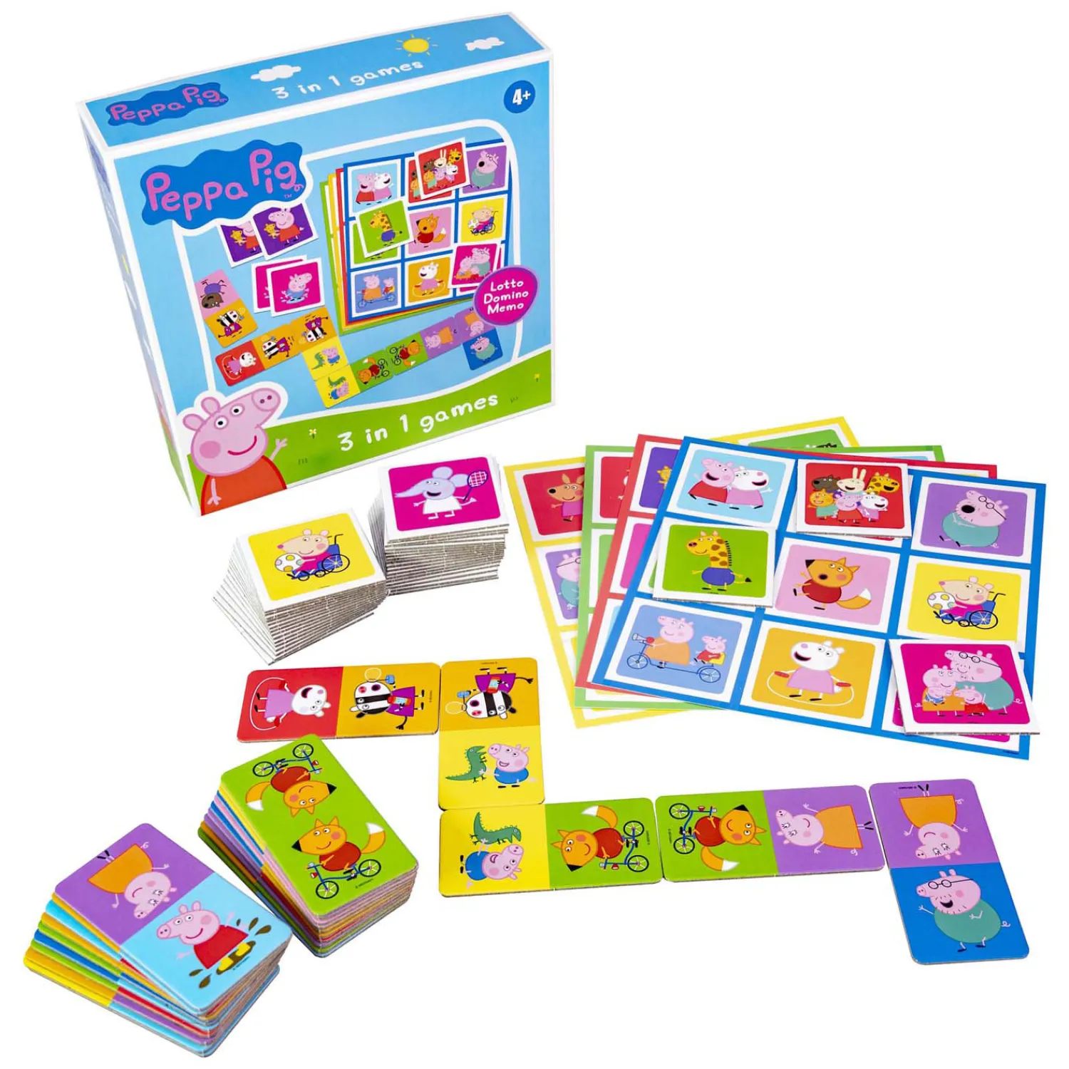 Selecta Peppa Pig 3n1 Memo Lotto Domino Online