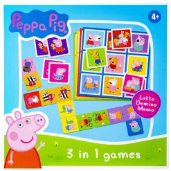 Selecta Peppa Pig 3n1 Memo Lotto Domino Online