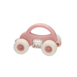 Peuter Speelgoedauto met Rammelaar - Pastel Roze>Cavallino Outlet