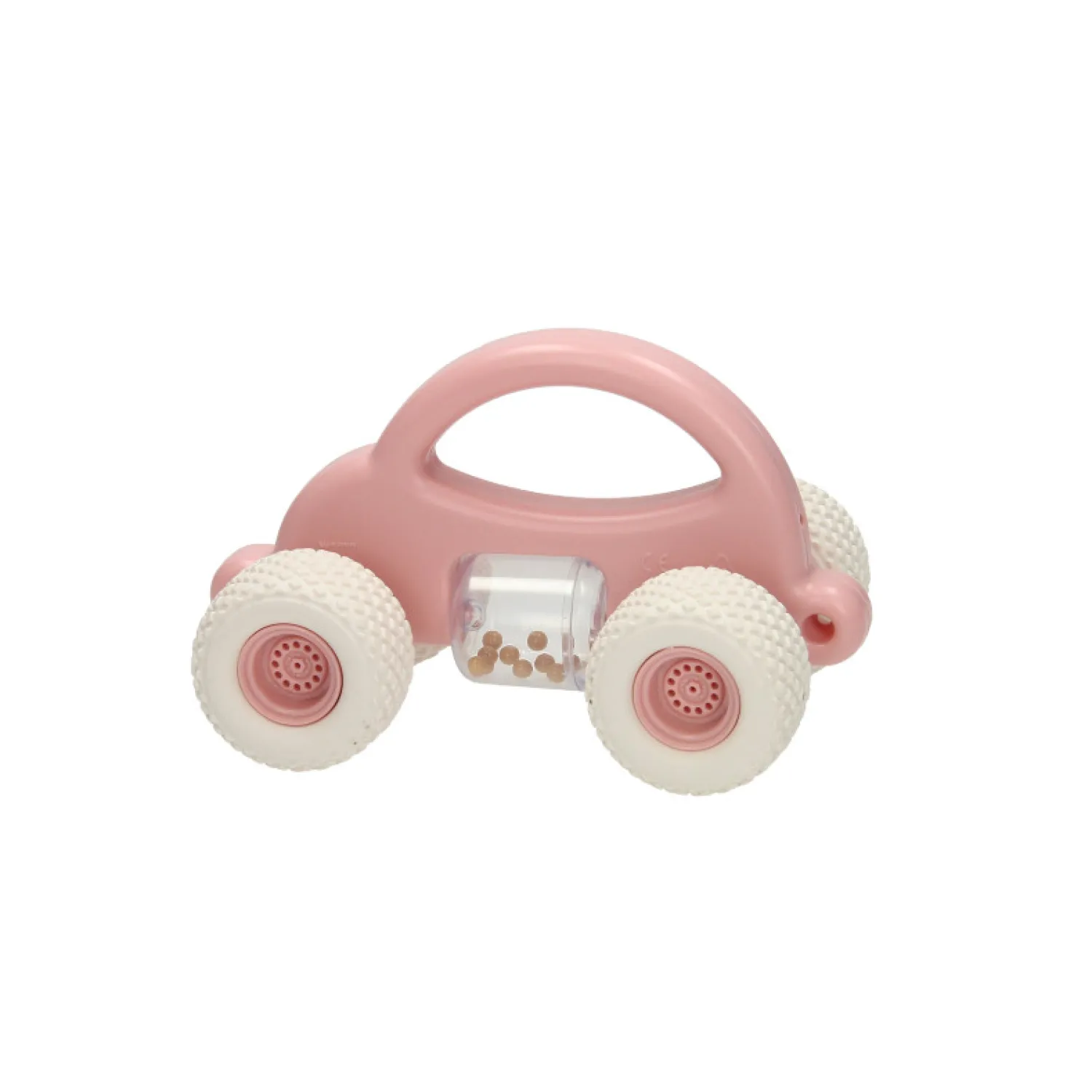 Peuter Speelgoedauto met Rammelaar - Pastel Roze>Cavallino Outlet