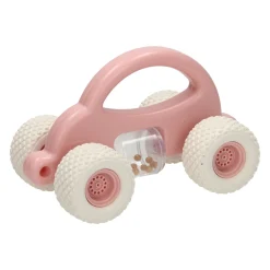 Peuter Speelgoedauto met Rammelaar - Pastel Roze>Cavallino Outlet