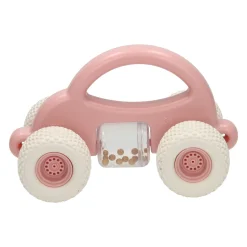 Peuter Speelgoedauto met Rammelaar - Pastel Roze><noscript><img width=