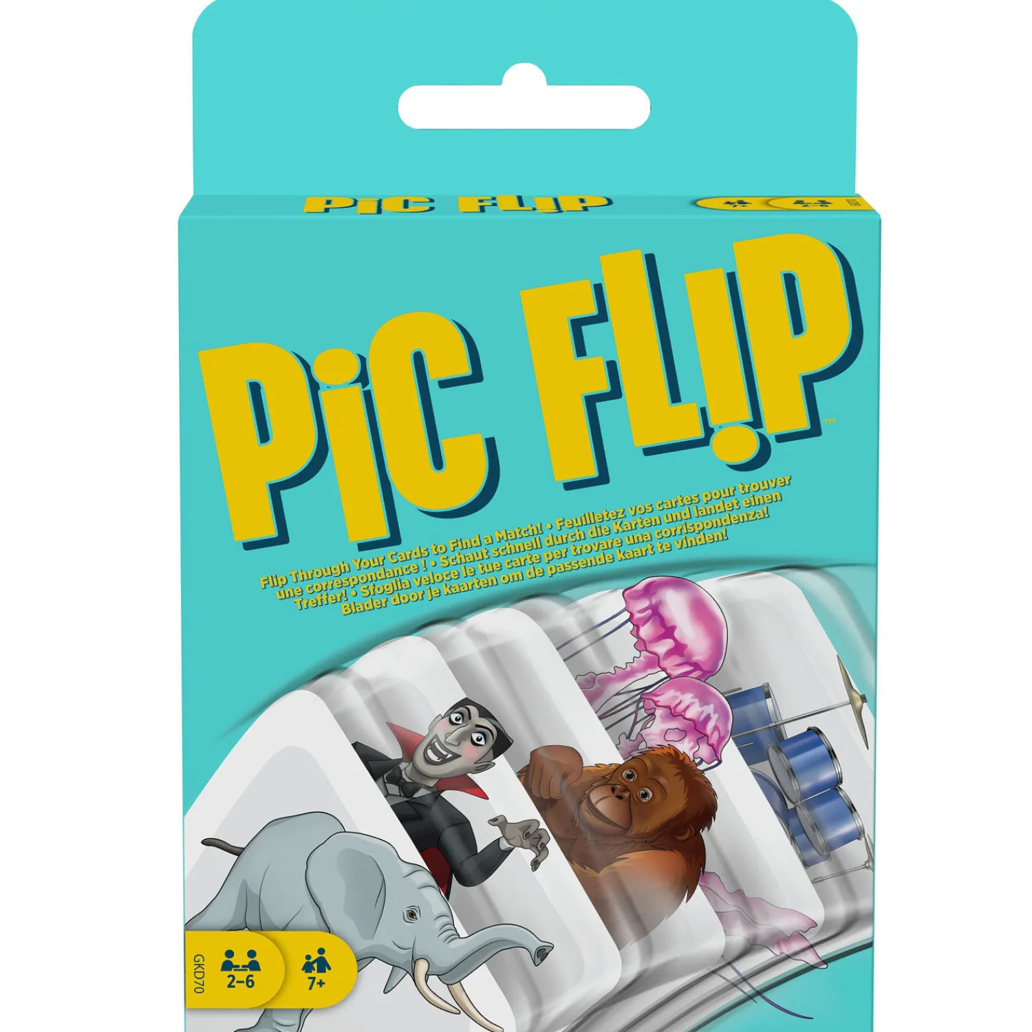 Pic Flip Kaartspel>Mattel Hot