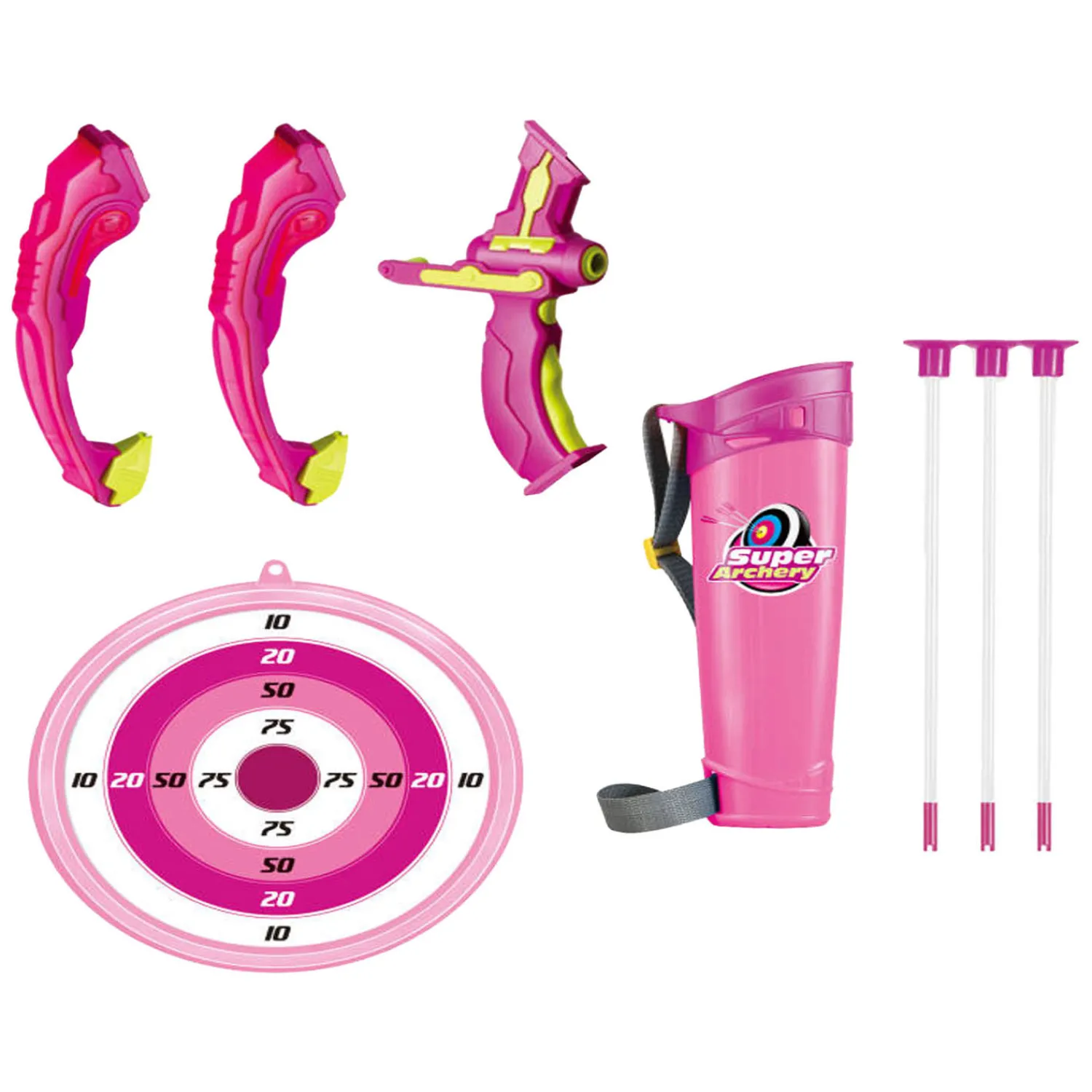 Pijl- en Boogset met Licht Roze Outlet