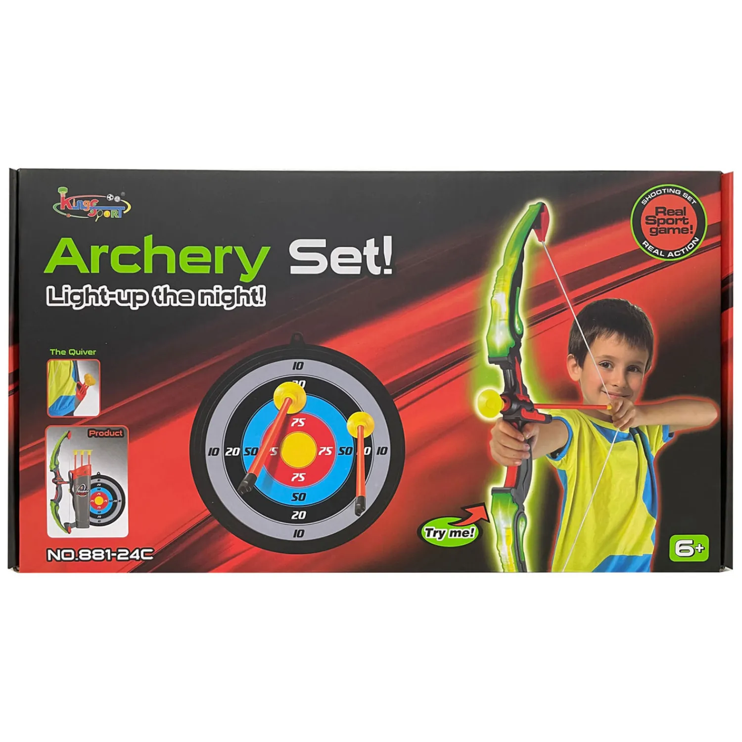 Pijl- en Boogset met Licht- New
