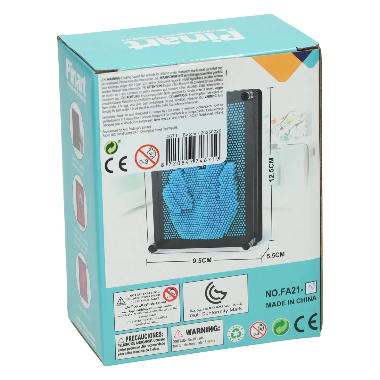 Pin Art Roze 10x13cm-Jono Toys Best