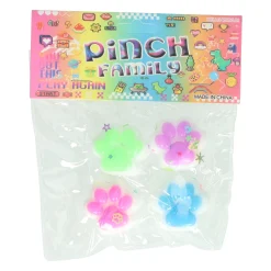 Pinch Family - Dierenpoot Squishy - 4st.>Jono Toys Sale