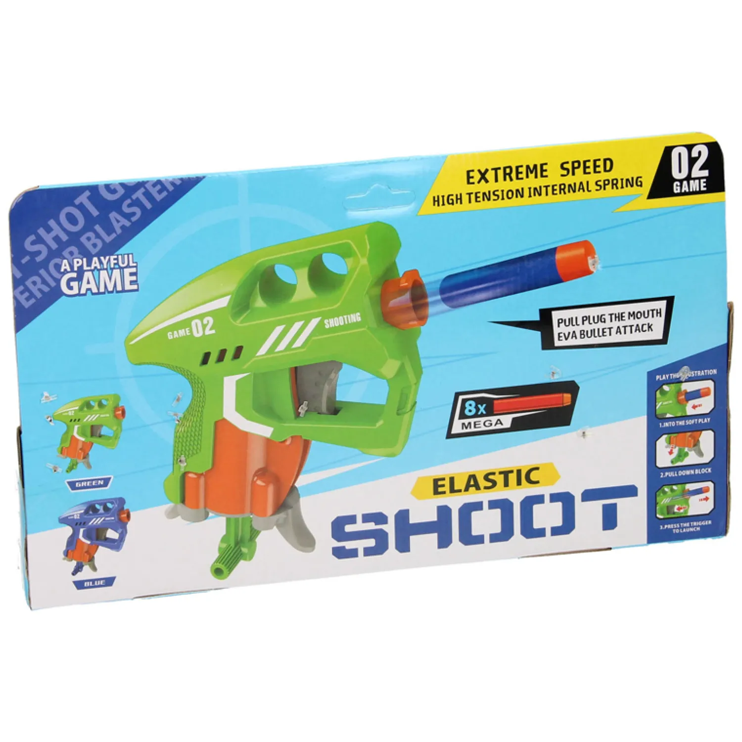 Pistool met Foam Pijltjes en Blikjes Targets New