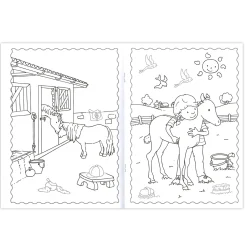 Plakken en Kleuren - De leukste Paarden en Pony's, 4-6 jaar-Standaard Uitgeverij Online