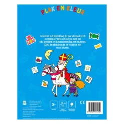 Standaard Uitgeverij Plakken en kleuren Sinterklaas - 110 Stickers New