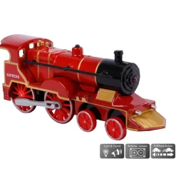 Die-cast Locomotief met Licht en Geluid, 14cm-2-Play Hot