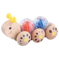 Playgo Play Houten Rollende Rups Outlet