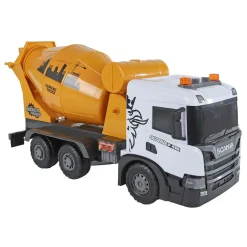 2-Play Scania Vrachtwagen Betonmixer Frictie met Licht en Geluid Discount