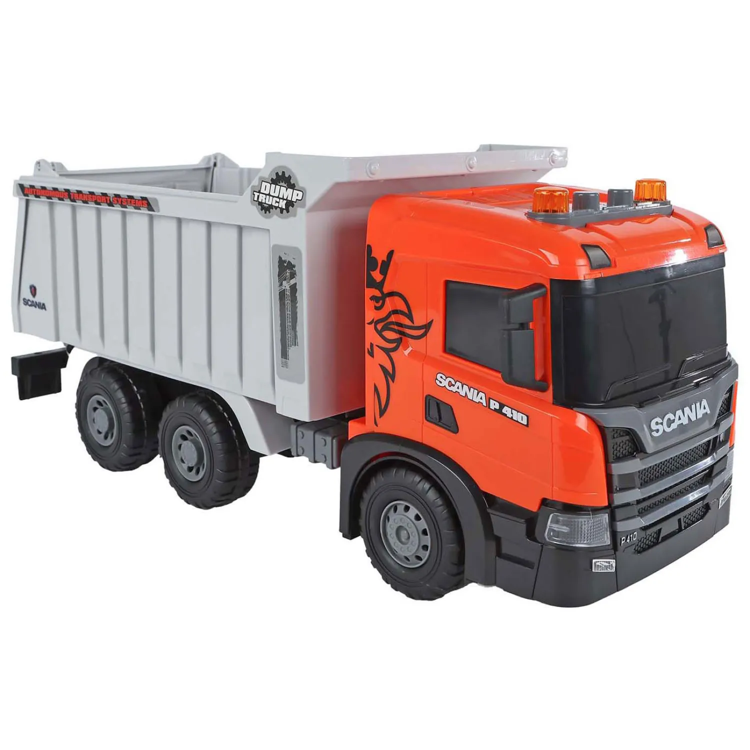 Scania Vrachtwagen Kiepwagen Frictie met Licht en Geluid-2-Play Discount