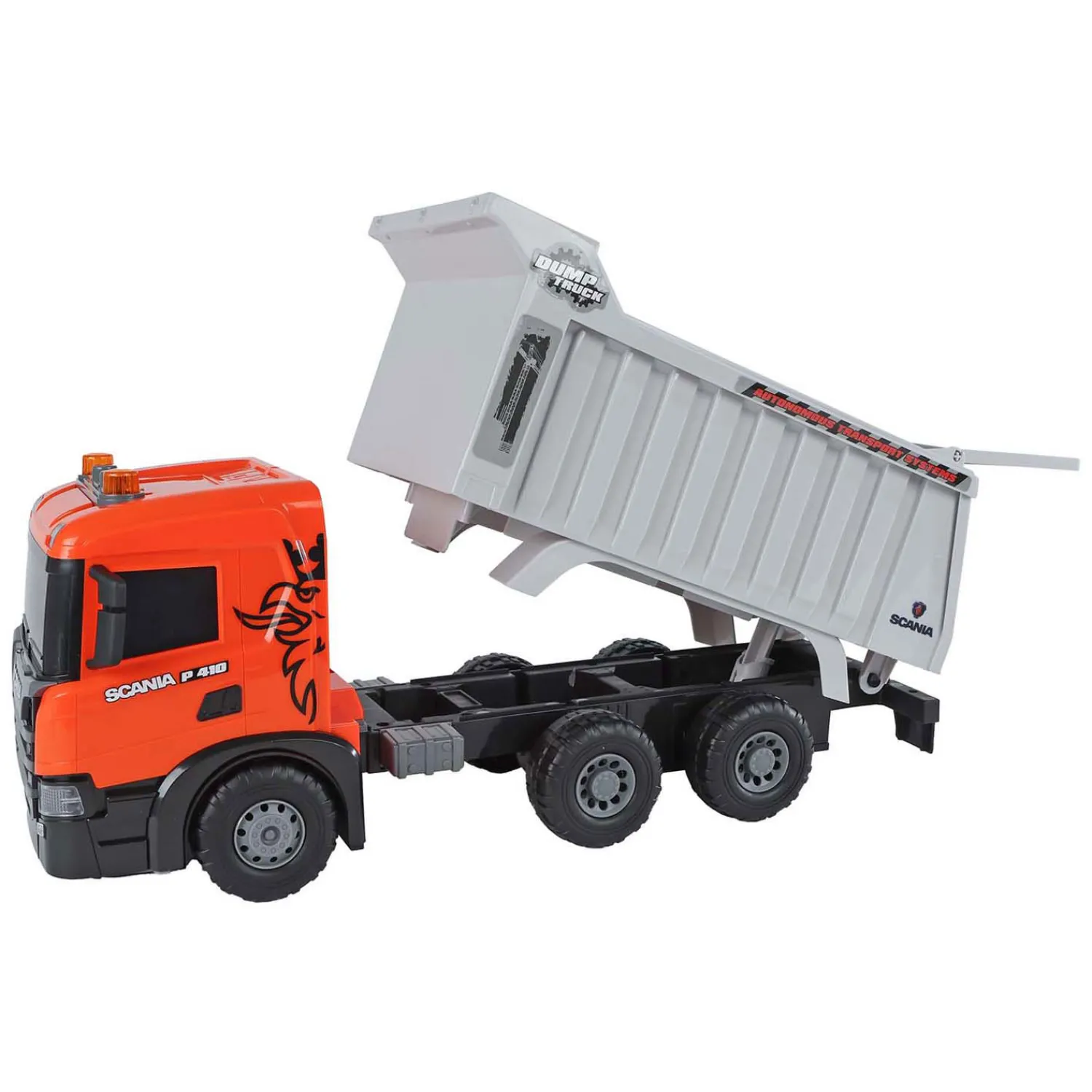 Scania Vrachtwagen Kiepwagen Frictie met Licht en Geluid-2-Play Discount