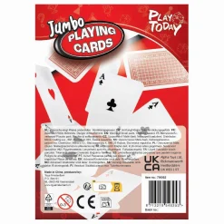 Play ToDay Jumbo Speelkaarten, 17,5cm><noscript><img width=