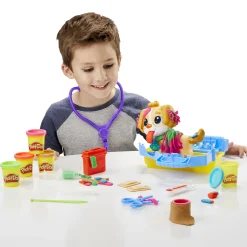 Hasbro Play-Doh Care N Carry Dierenarts - Klei Speelset Online