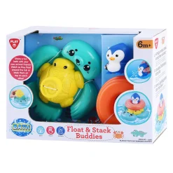 Playgo Badspeelgoed Stapel en Drijvende Zeedieren - 4dlg. New