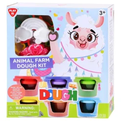 Playgo Boerderijdieren Kleiset - 6 Kleipotjes Best