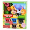 Dieren Eiland Kleiset. 6 Kleipotjes-Playgo New
