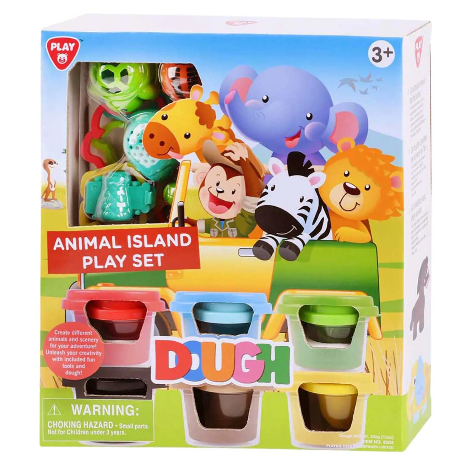 Dieren Eiland Kleiset - 6 Kleipotjes>Playgo Clearance