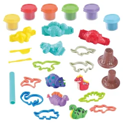 Dino Feest Kleiset - 6 Kleipotjes>Playgo Discount